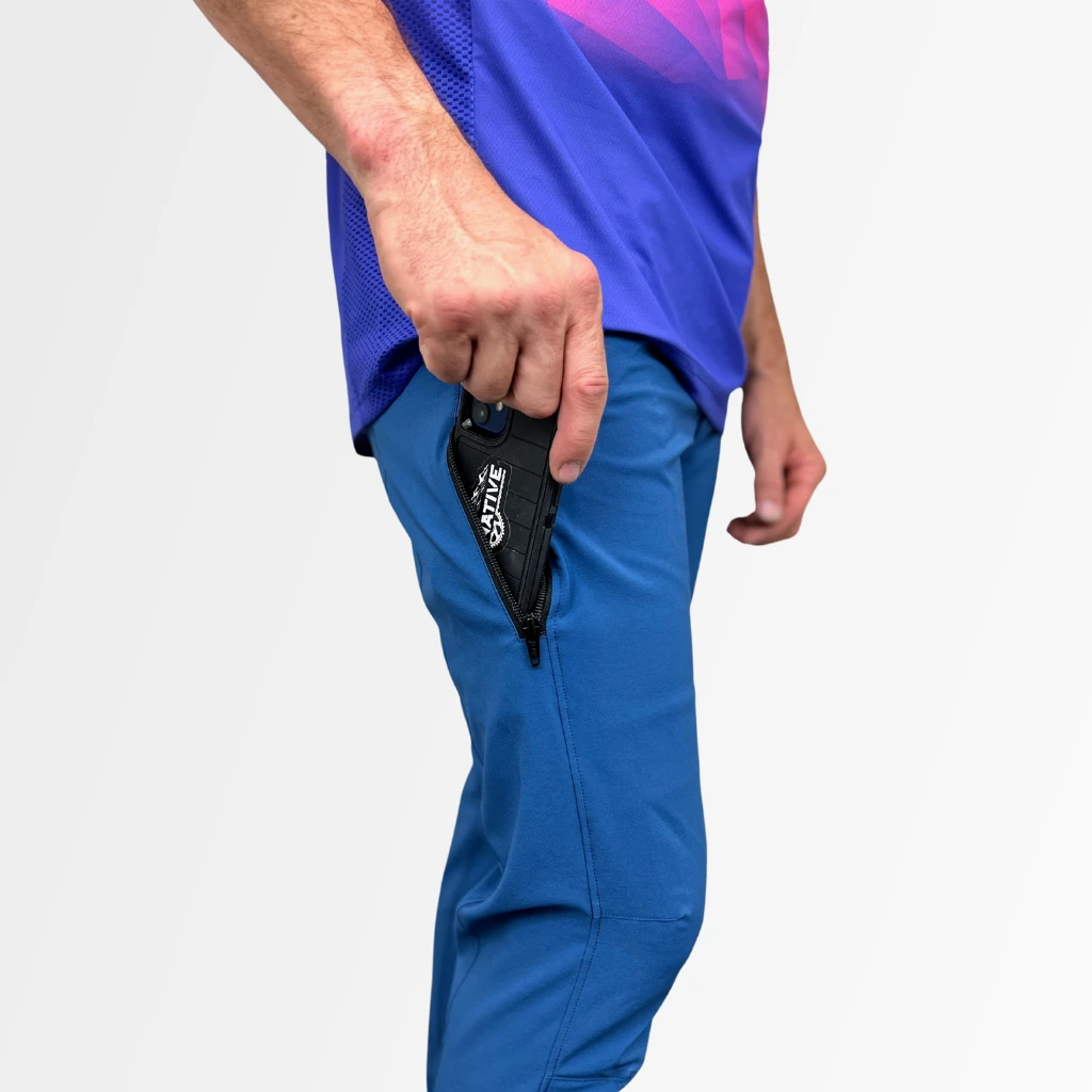 Men's Guide Trail MTB Pants | Indigo Blue | 2 Men's Guide Trail MTB Pants | Indigo Blue | - Image 2