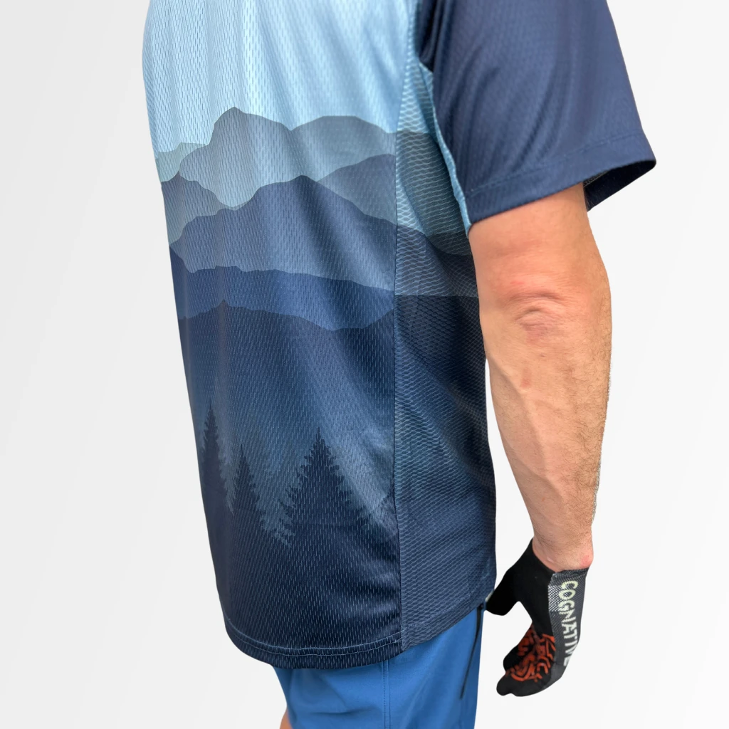 Men's Short Sleeve VersaTech™ MTB Jersey (Black Mountain) *NEW UPDATED FIT* 3 Men's Short Sleeve VersaTech™ MTB Jersey (Black Mountain) *NEW UPDATED FIT* - Image 3