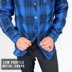 Men's Technical Mountain Bike Flannel - (Blue) -Cognativemtb Shop 22 7f02dd70 7b66 4042 a467 00753f5d0112