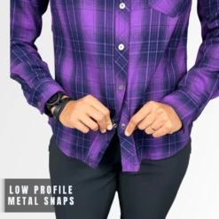 Women's Technical Mountain Bike Flannel - (Purple) -Cognativemtb Shop 26 3e161c76 6cfc 4088 b22b b75c10765ad6