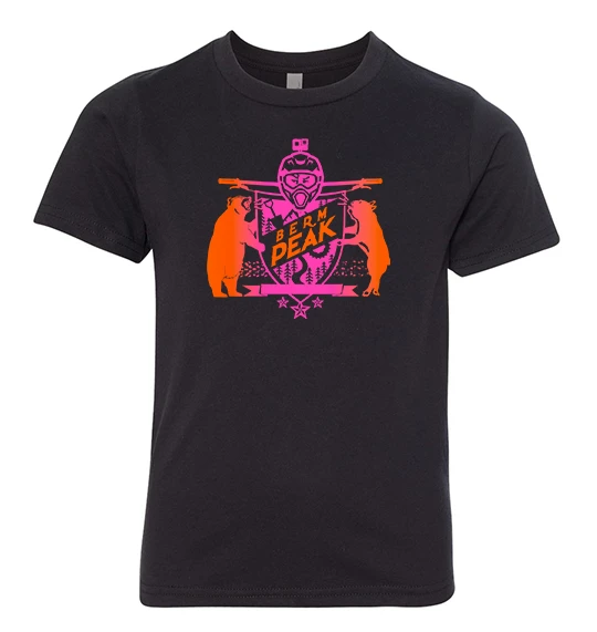 Youth Neon Berm Peak Shirt (Black) 1 Youth Neon Berm Peak Shirt (Black)