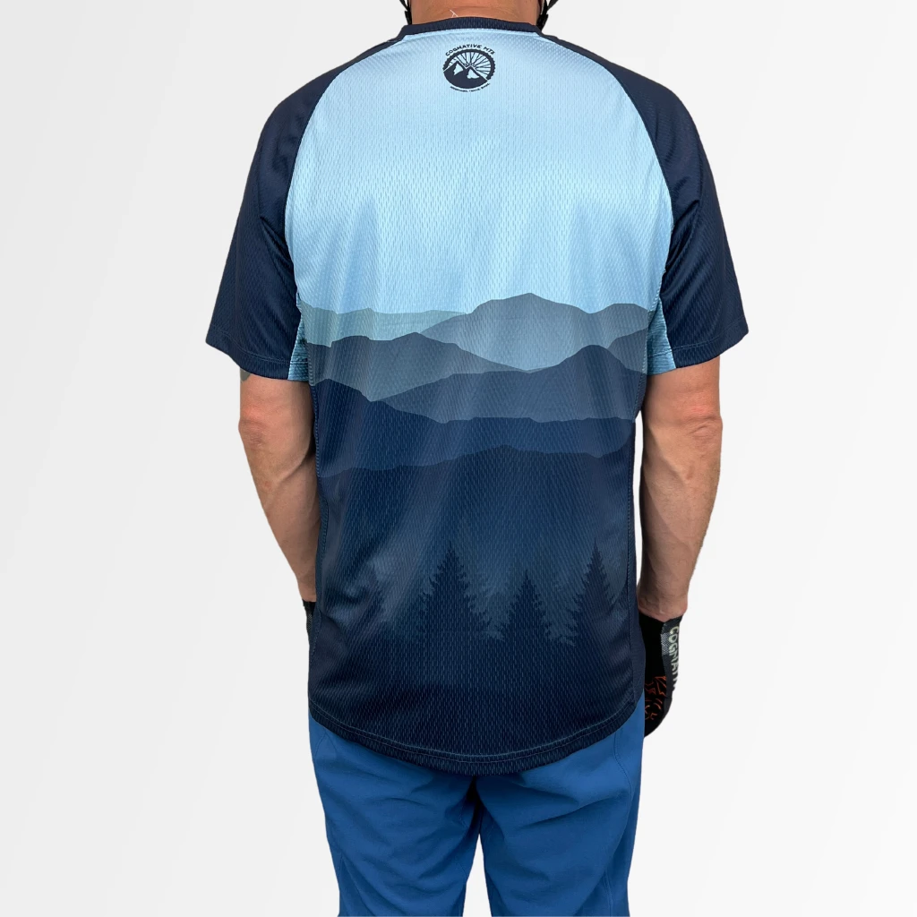 Men's Short Sleeve VersaTech™ MTB Jersey (Black Mountain) *NEW UPDATED FIT* 4 Men's Short Sleeve VersaTech™ MTB Jersey (Black Mountain) *NEW UPDATED FIT* - Image 4