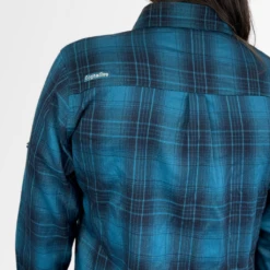 Women's Technical Mountain Bike Flannel - (Deep Teal) -Cognativemtb Shop 41 e1f8fc88 749c 4ee4 a374 e10888f0001b