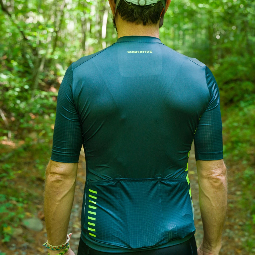 Men's Endurance Race Cycling Jersey (Gradient Hi-Viz) 3 Men's Endurance Race Cycling Jersey (Gradient Hi-Viz) - Image 3