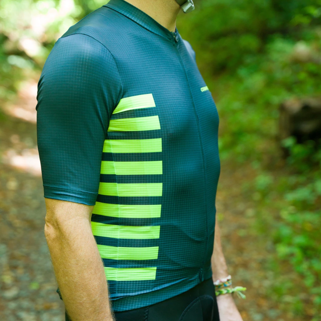 Men's Endurance Race Cycling Jersey (Gradient Hi-Viz) 4 Men's Endurance Race Cycling Jersey (Gradient Hi-Viz) - Image 4