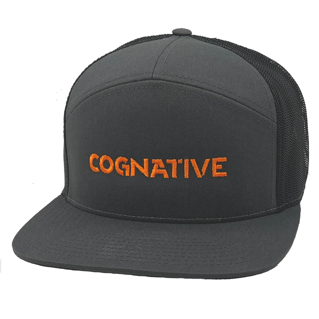 Cognative Logo - 7 Panel Trucker Hat (Camo) 3 Cognative Logo - 7 Panel Trucker Hat (Camo) - Image 3