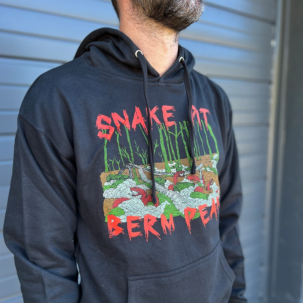 Snake Pit - Berm Peak Unisex Hoodie (Black) 3 Snake Pit - Berm Peak Unisex Hoodie (Black) - Image 3