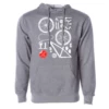 Flip Bike - Unisex Hoodie (Heather Gunmetal)