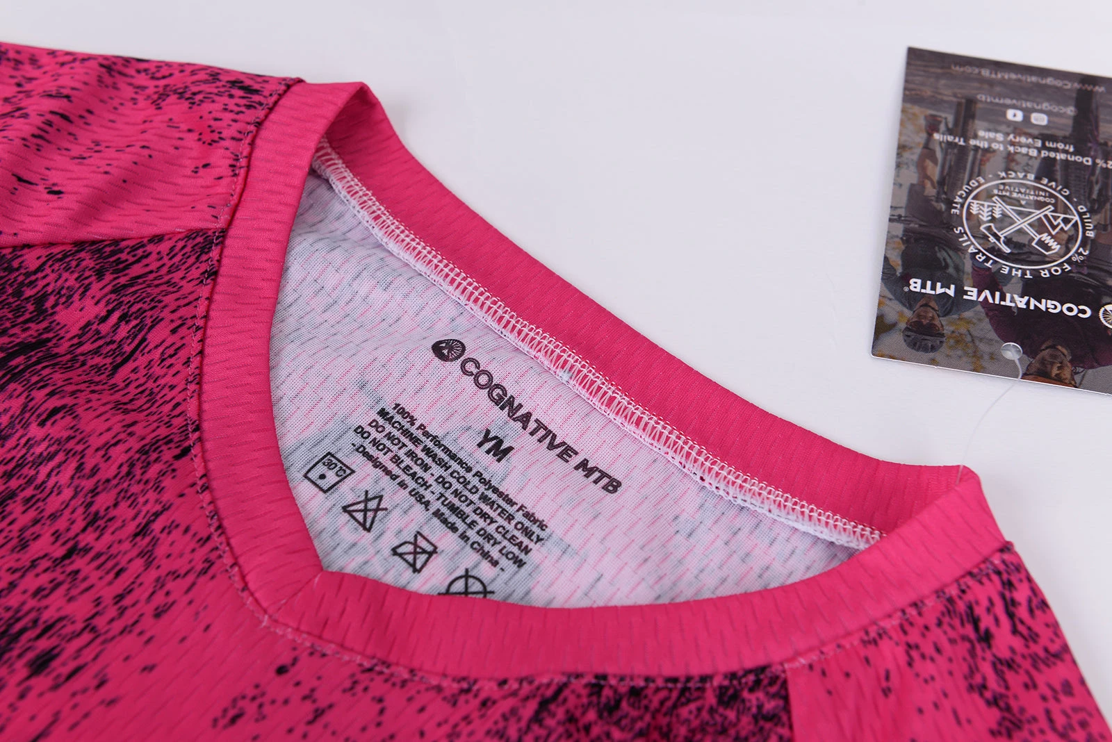 Youth 3/4 Sleeve Berm Peak Tech 2.0 MTB Jersey (NEON) 4 Youth 3/4 Sleeve Berm Peak Tech 2.0 MTB Jersey (NEON) - Image 4