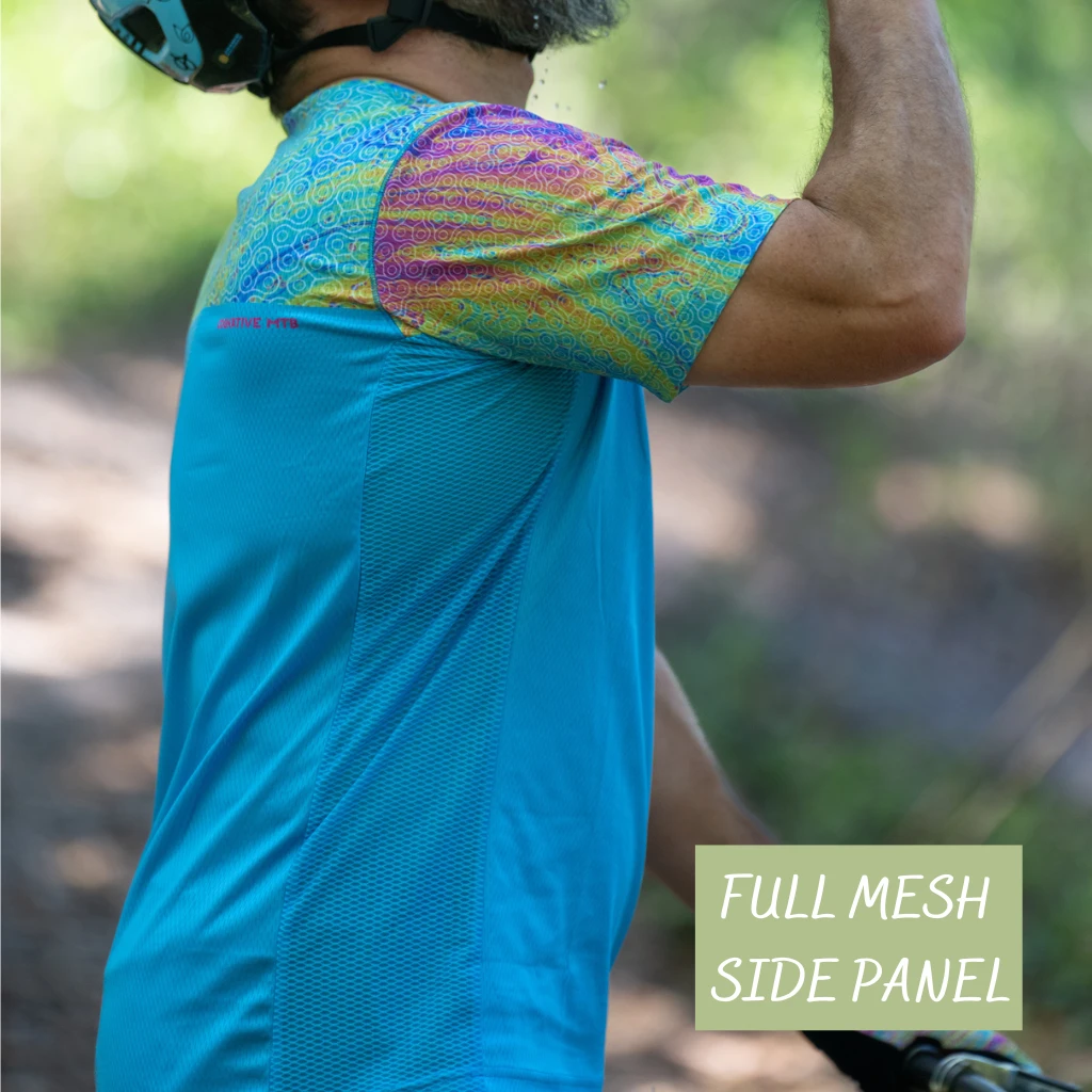 Men's Short Sleeve VersaTech™ MTB Jersey (Oil Slick) *NEW UPDATED FIT* 3 Men's Short Sleeve VersaTech™ MTB Jersey (Oil Slick) *NEW UPDATED FIT* - Image 3