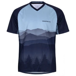 Men's Short Sleeve VersaTech™ MTB Jersey (Black Mountain) *NEW UPDATED FIT*