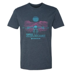 In Search Of Singletrack "Grid" Men's MTB Shirt (Midnight Navy)
