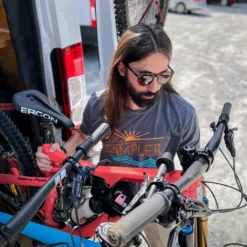 The Singletrack Sampler Men's Shirt (2 Color Options) 8 The Singletrack Sampler Men's Shirt (2 Color Options) -Cognativemtb Shop Gunmetal