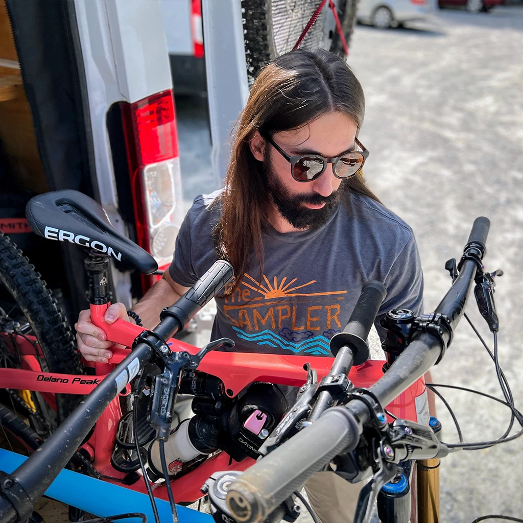 The Singletrack Sampler Men's Shirt (2 Color Options) 4 The Singletrack Sampler Men's Shirt (2 Color Options) - Image 4