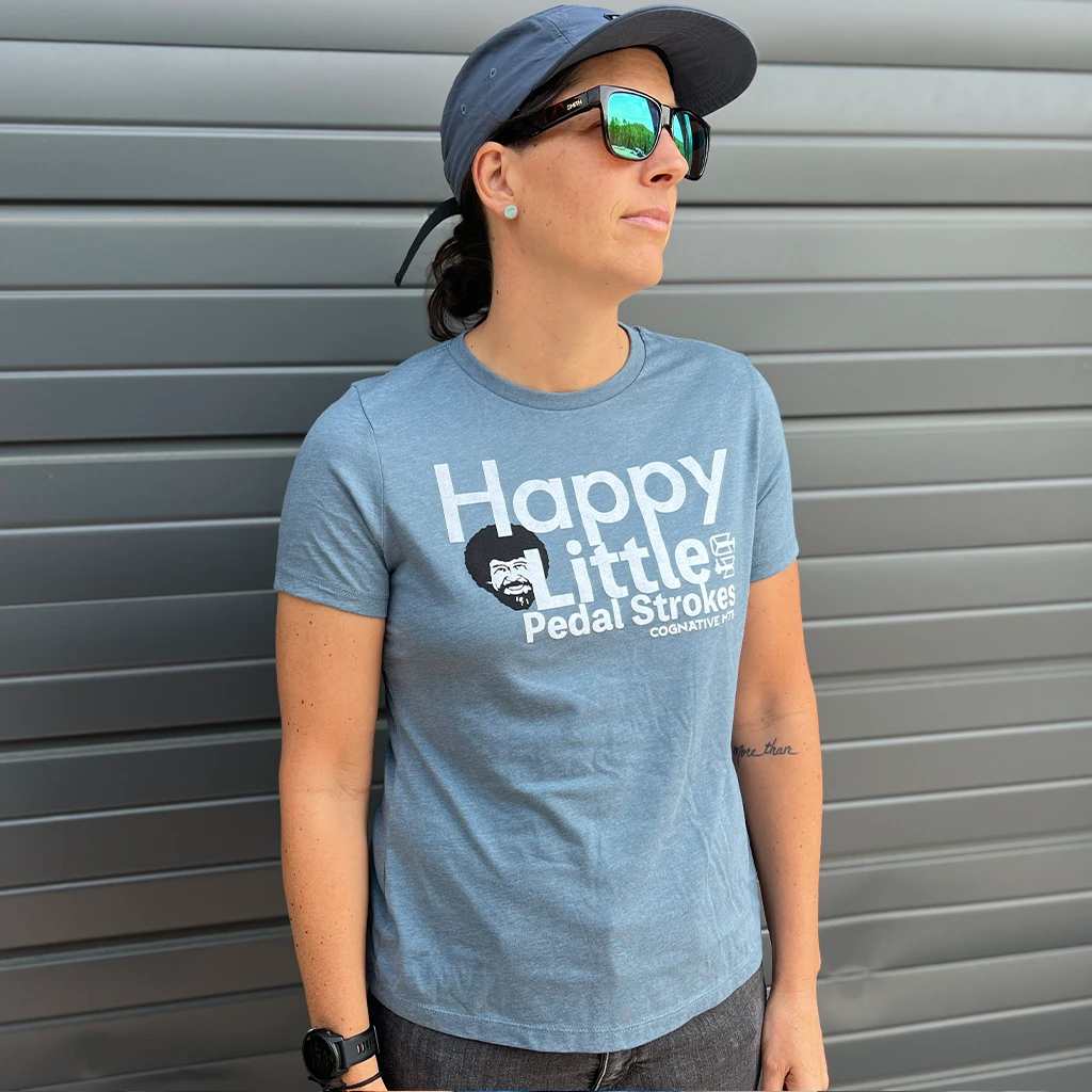Women's Happy Little Pedal Strokes Shirt 2 Women's Happy Little Pedal Strokes Shirt - Image 2
