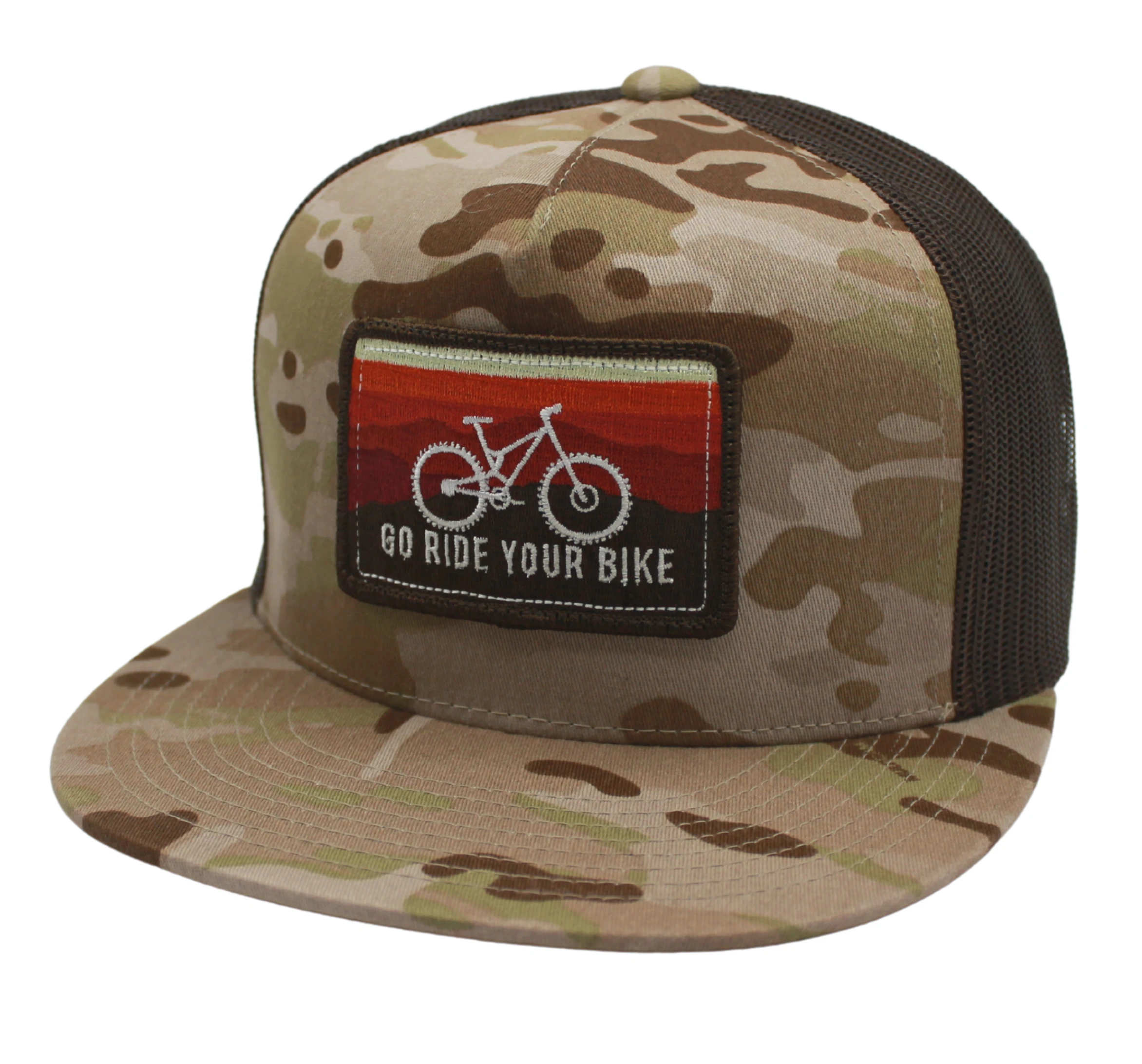 Go Ride Your Bike Horizon - Flat Bill Trucker (Camo) 1 Go Ride Your Bike Horizon - Flat Bill Trucker (Camo)
