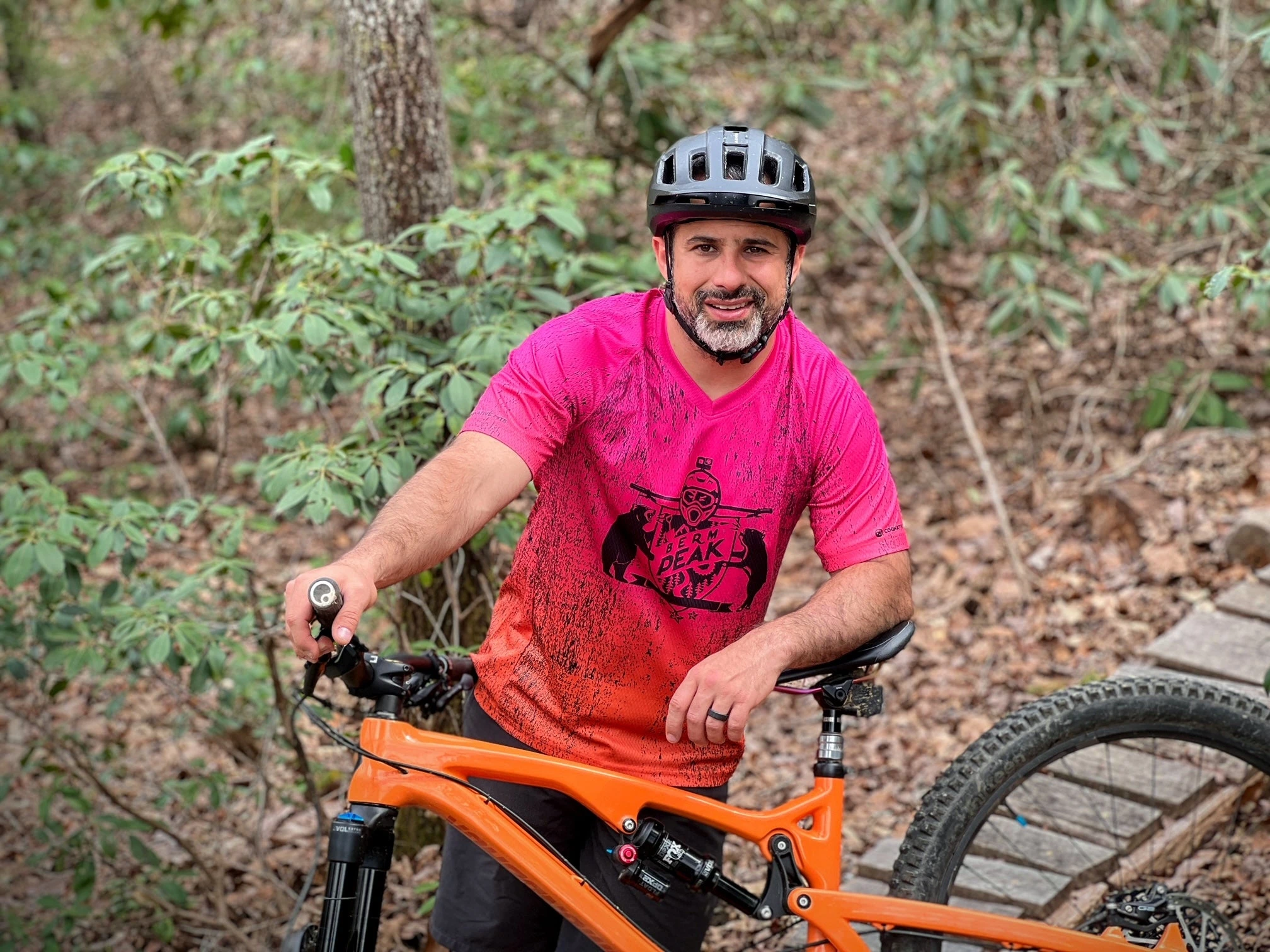 Berm Peak Men's Short Sleeve Tech 2.0 MTB Jersey (NEON) 2 Berm Peak Men's Short Sleeve Tech 2.0 MTB Jersey (NEON) - Image 2