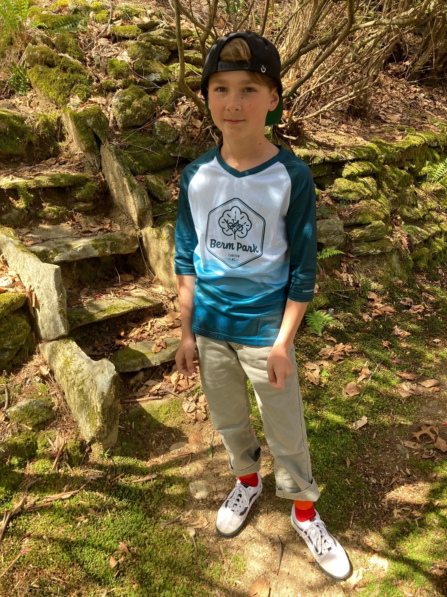 Youth 3/4 Sleeve Tech 2.0 MTB Jersey (Berm Park) 2 Youth 3/4 Sleeve Tech 2.0 MTB Jersey (Berm Park) - Image 2