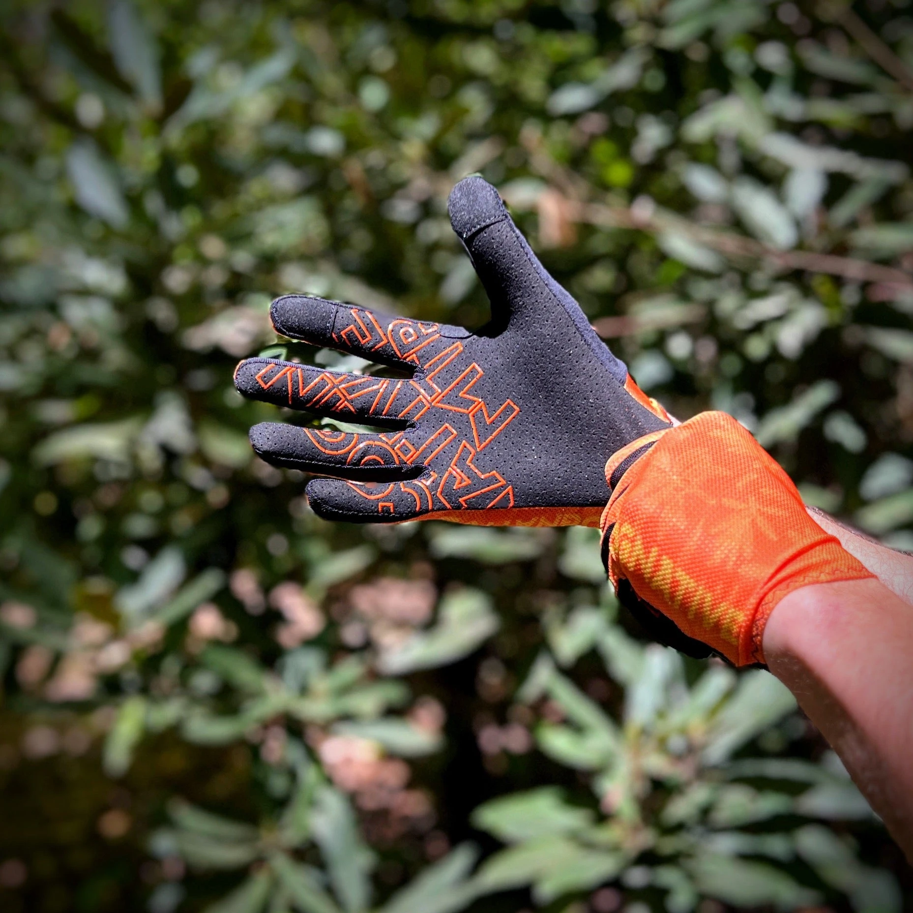Summer Mountain Bike Glove | Rhodo Orange 4 Summer Mountain Bike Glove | Rhodo Orange - Image 4