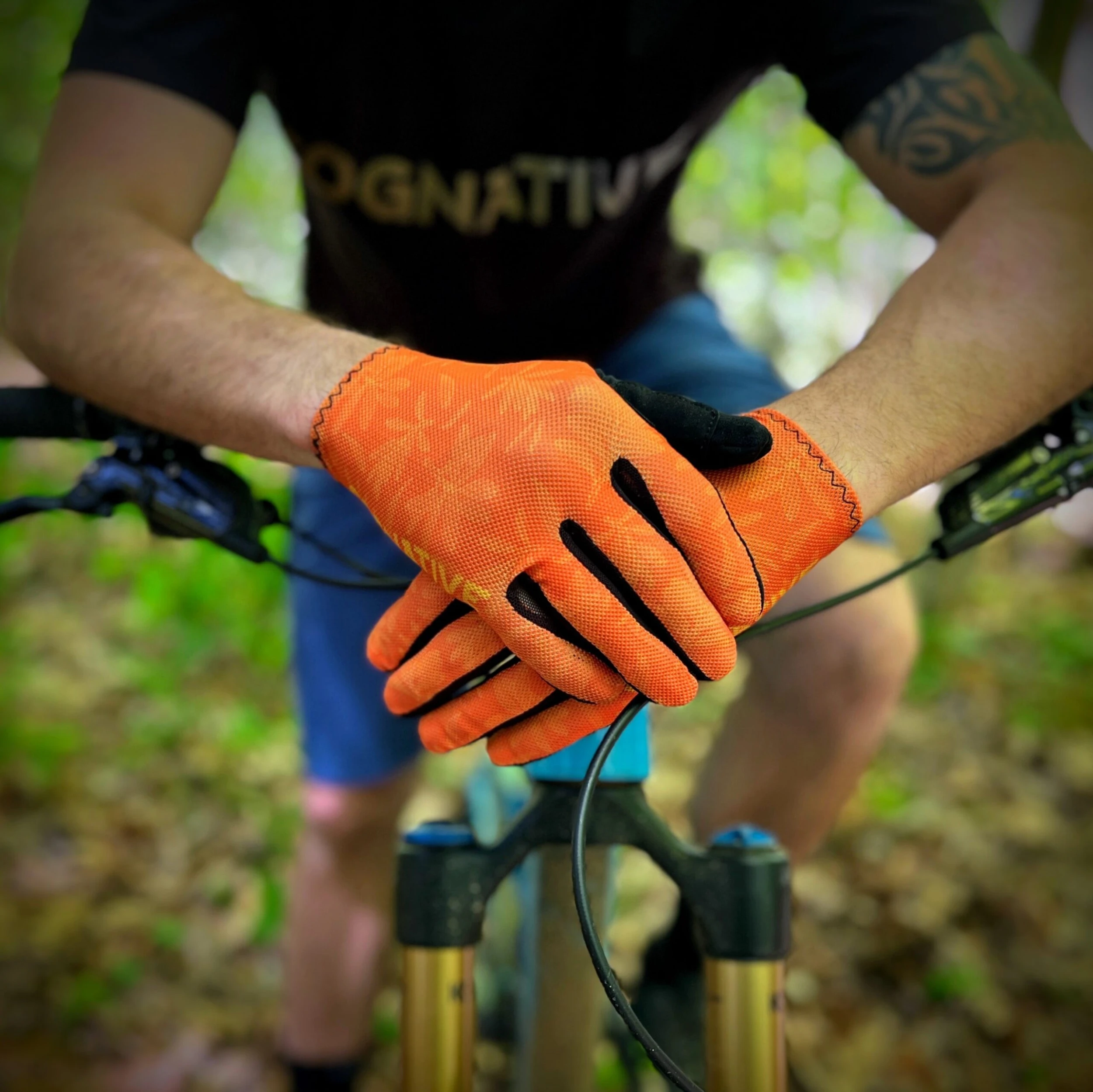 Summer Mountain Bike Glove | Rhodo Orange 3 Summer Mountain Bike Glove | Rhodo Orange - Image 3
