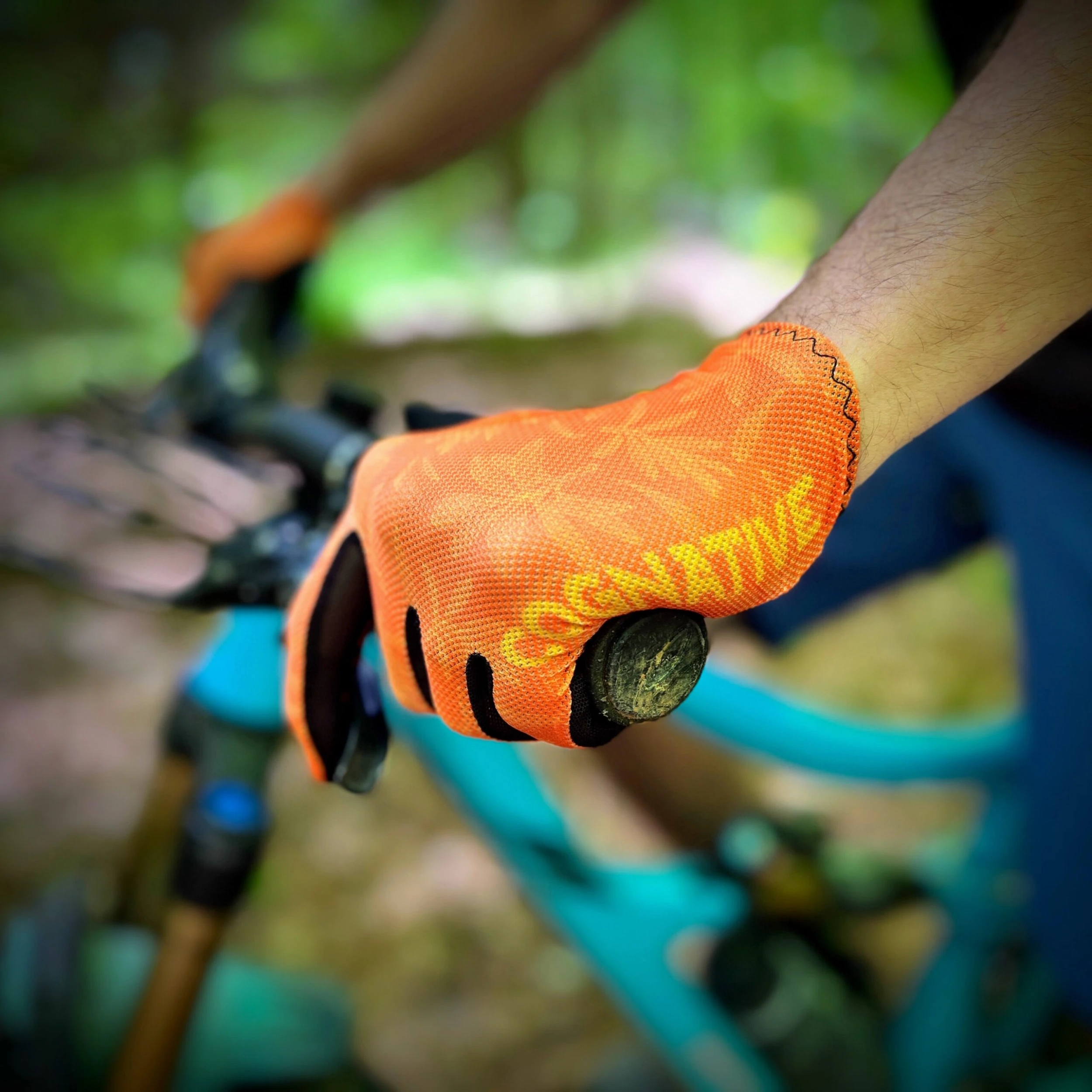 Summer Mountain Bike Glove | Rhodo Orange 2 Summer Mountain Bike Glove | Rhodo Orange - Image 2