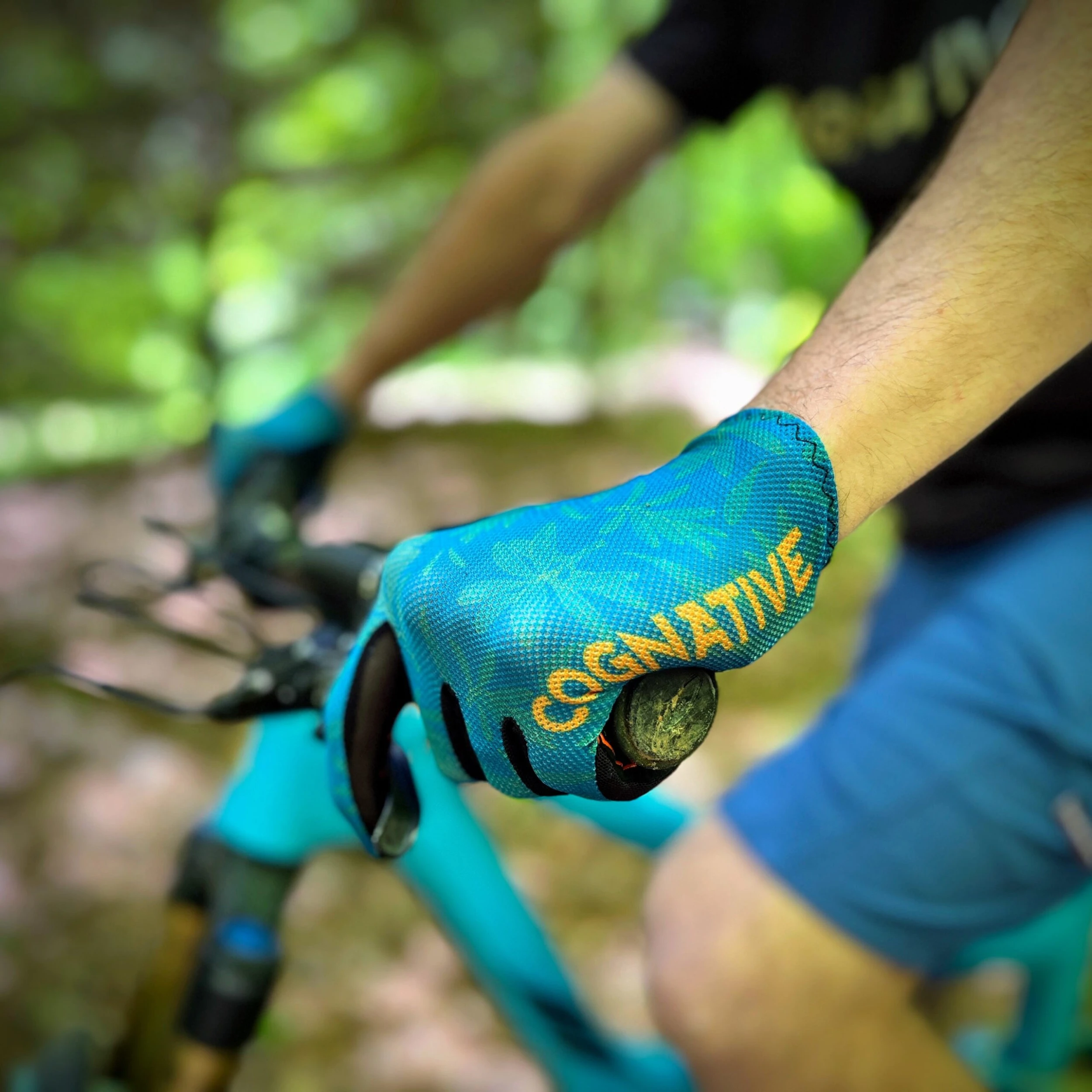Summer Mountain Bike Glove | Rhodo Teal 2 Summer Mountain Bike Glove | Rhodo Teal - Image 2