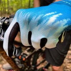 Summer Mountain Bike Glove | Teal Trees -Cognativemtb Shop IMG 3563