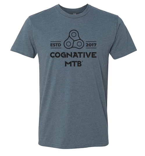 Cognative Chain Logo - Men's Shirt (Indigo) 1 Cognative Chain Logo - Men's Shirt (Indigo)
