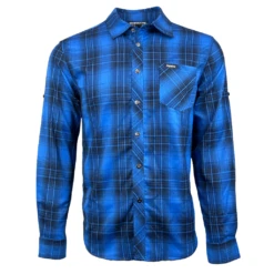 Men's Technical Mountain Bike Flannel - (Blue)