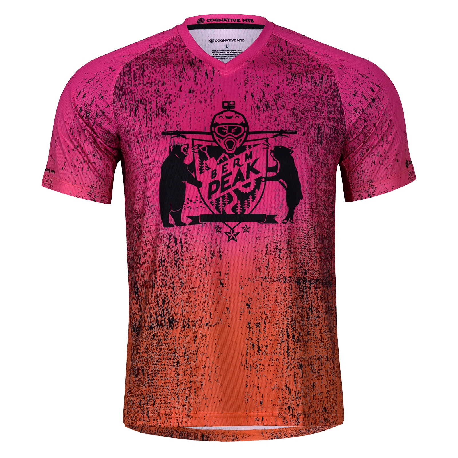 Berm Peak Men's Short Sleeve Tech 2.0 MTB Jersey (NEON) 1 Berm Peak Men's Short Sleeve Tech 2.0 MTB Jersey (NEON)