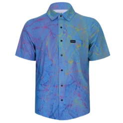 Men's Catalyst Mountain Bike Button-Down Shirt | Dropical Oil Slick
