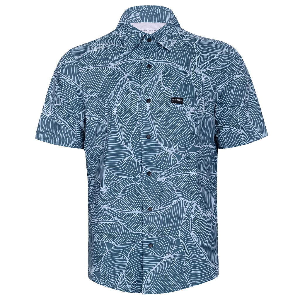 Men's Catalyst Mountain Bike Button-Down Shirt | Dropical Smoke Blue 1 Men's Catalyst Mountain Bike Button-Down Shirt | Dropical Smoke Blue
