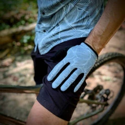 Tech 2.0 MTB Glove (Dropical Smoke Blue) -Cognativemtb Shop MensSmokeBlueGlove3