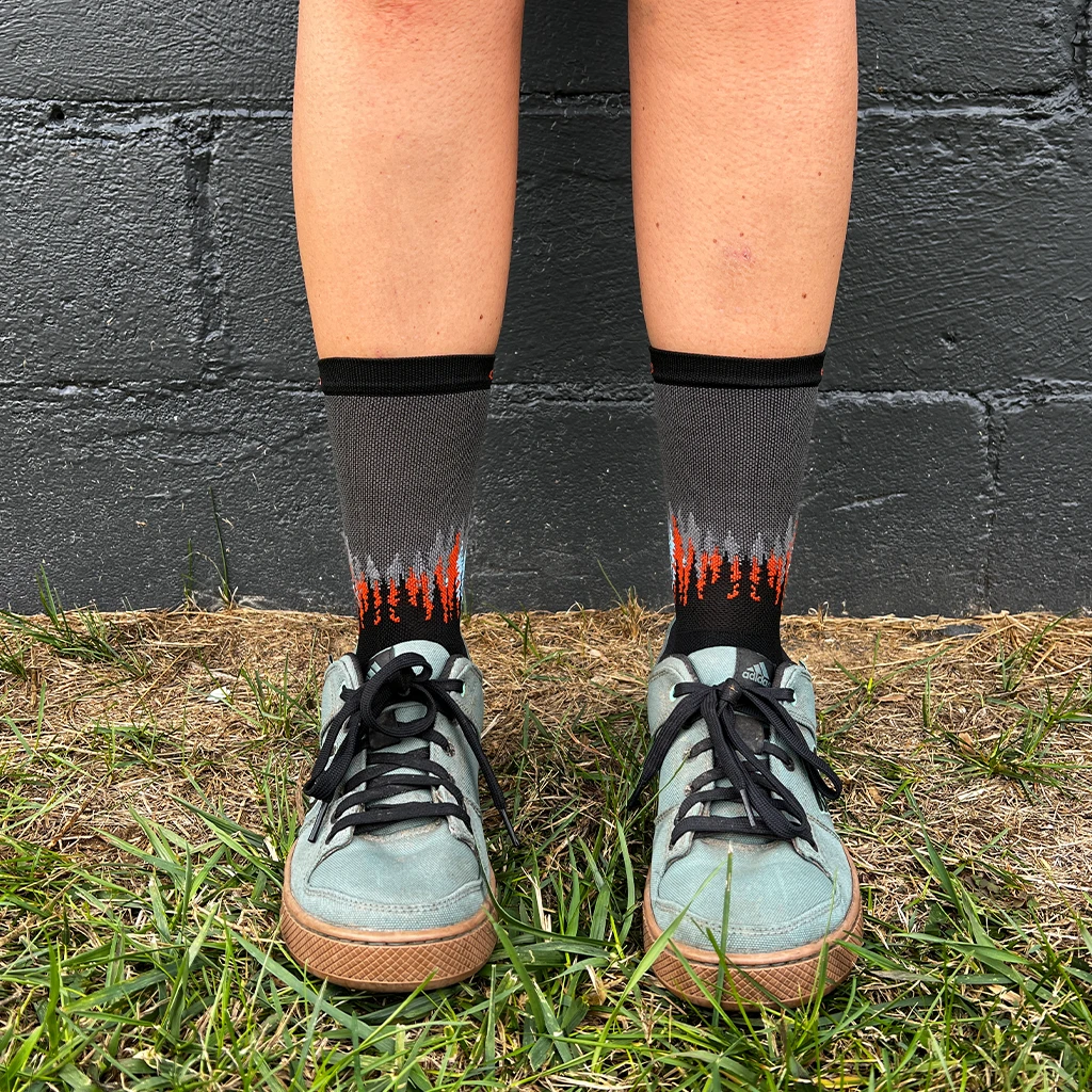 SockGuy Standard Issue MTB Tech Sock - Trees (OG) 3 SockGuy Standard Issue MTB Tech Sock - Trees (OG) - Image 3