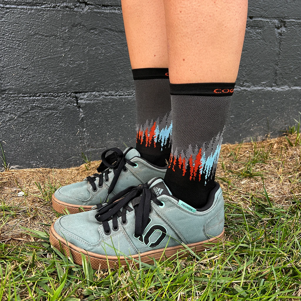 SockGuy Standard Issue MTB Tech Sock - Trees (OG) 2 SockGuy Standard Issue MTB Tech Sock - Trees (OG) - Image 2