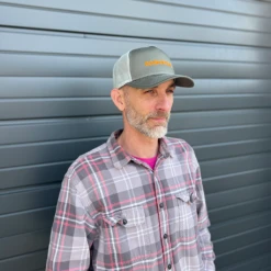 Cognative Logo - Mesh Back MTB Trucker Hat (5 Color Options) -Cognativemtb Shop OrangeLogo2