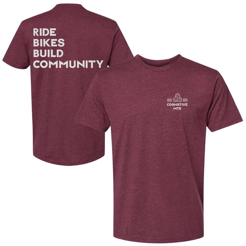 Men's Ride Bikes Build Community Shirt (2 Color Options) 2 Men's Ride Bikes Build Community Shirt (2 Color Options) - Image 2