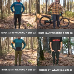 Men's Guide Trail MTB Pants | Moss | -Cognativemtb Shop StandardInseamCollage