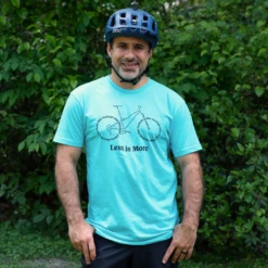 Hardtail Less Is More - Men's Shirt (2 Color Options) -Cognativemtb Shop TahtitiBlue1