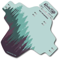 MTB Mudguard - Trees "Wine"