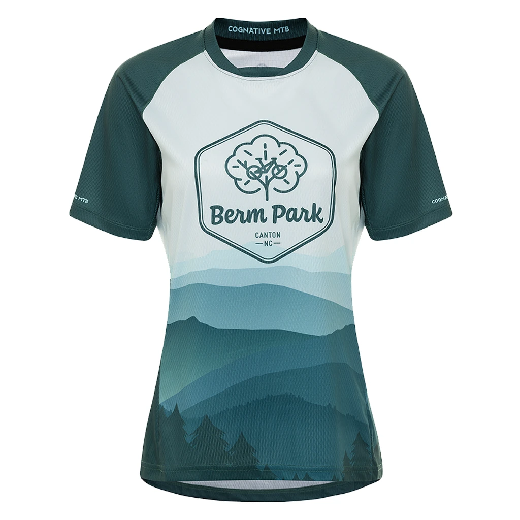Women's Short Sleeve Tech 2.0 MTB Jersey - Berm Park 1 Women's Short Sleeve Tech 2.0 MTB Jersey - Berm Park
