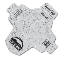 MTB Mudguard - Pisgah National Forest Map (Slate Grey)