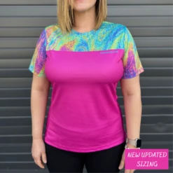 Women's Short Sleeve VersaTech™ MTB Jersey (Oil Slick) *NEW UPDATED FIT* 9 Women's Short Sleeve VersaTech™ MTB Jersey (Oil Slick) *NEW UPDATED FIT* -Cognativemtb Shop Women sOilSlick2