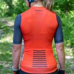 Women's Endurance Race Cycling Jersey (Flo Red) -Cognativemtb Shop Womens3