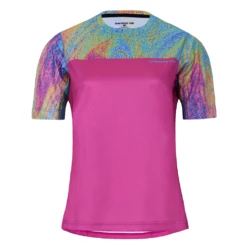Women's Short Sleeve VersaTech™ MTB Jersey (Oil Slick) *NEW UPDATED FIT*