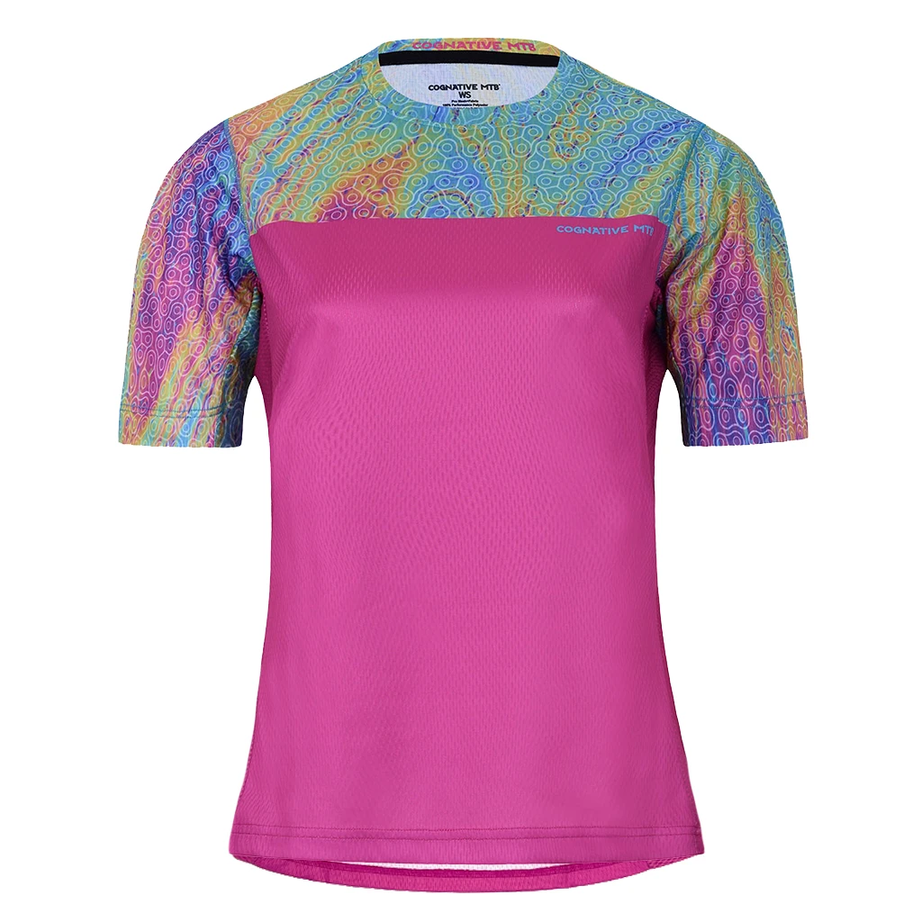 Women's Short Sleeve VersaTech™ MTB Jersey (Oil Slick) *NEW UPDATED FIT* 1 Women's Short Sleeve VersaTech™ MTB Jersey (Oil Slick) *NEW UPDATED FIT*