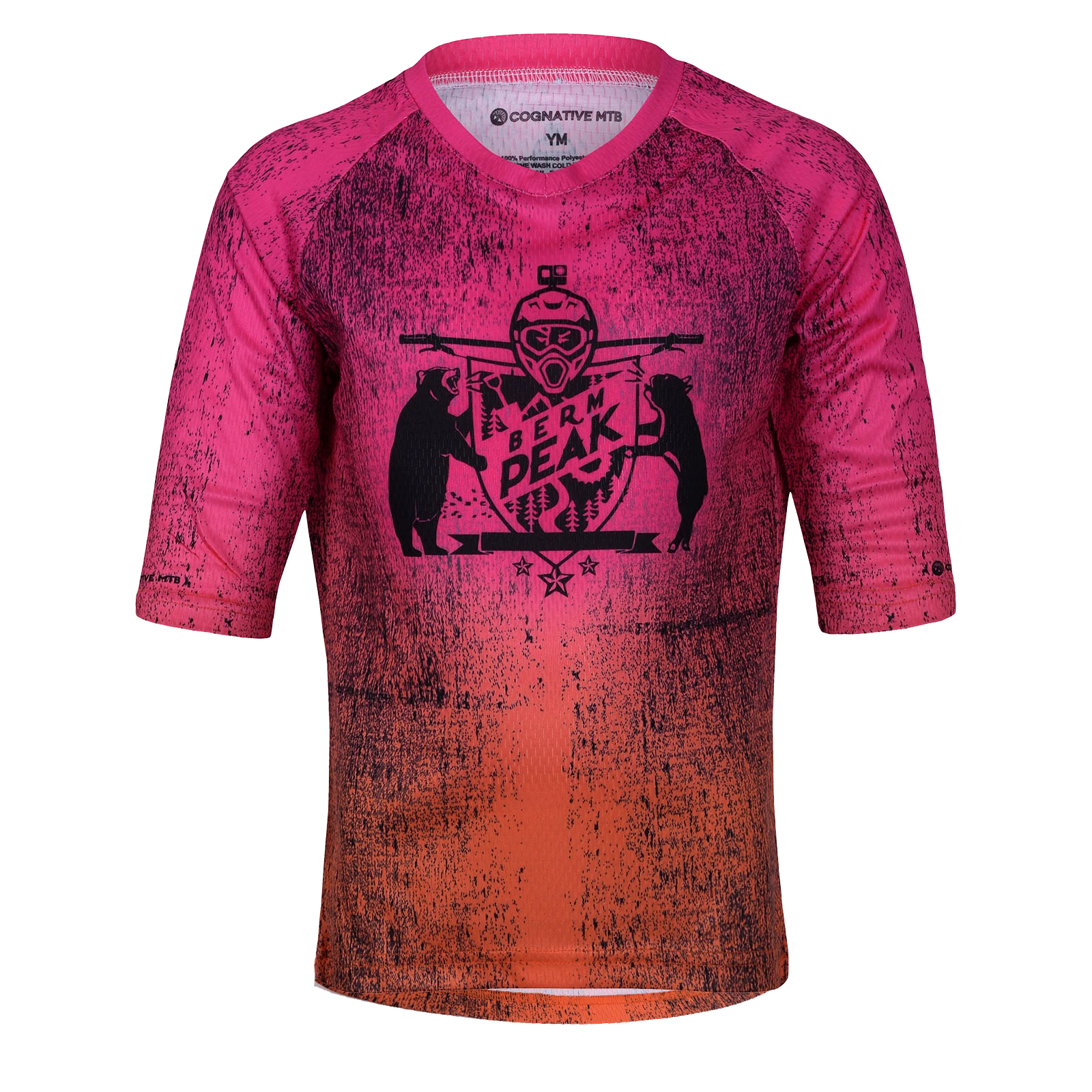 Youth 3/4 Sleeve Berm Peak Tech 2.0 MTB Jersey (NEON) 1 Youth 3/4 Sleeve Berm Peak Tech 2.0 MTB Jersey (NEON)