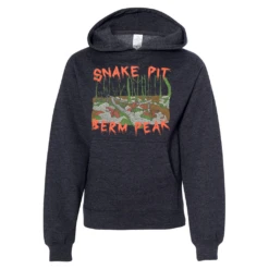 Snake Pit - Youth Berm Peak Hoodie (Heather Charcoal)