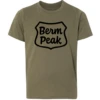 Berm Peak Ranger Logo - Youth Shirt (Military Green)