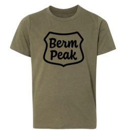 Berm Peak Ranger Logo - Youth Shirt (Military Green)